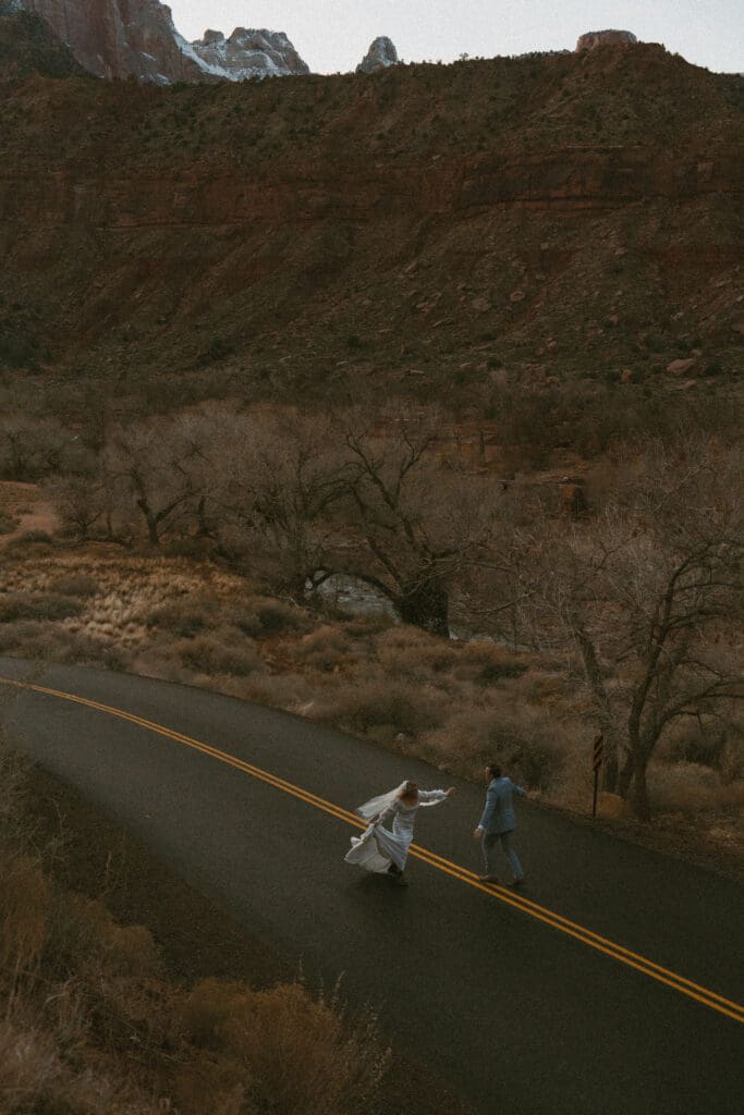 Zion elopement wedding tiffany arend photo